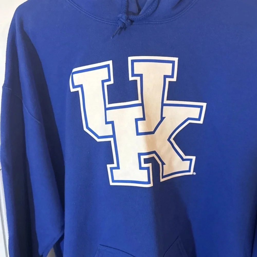 University of Kentucky Hoodie  College Basketball Wildcats 90s Mens Large